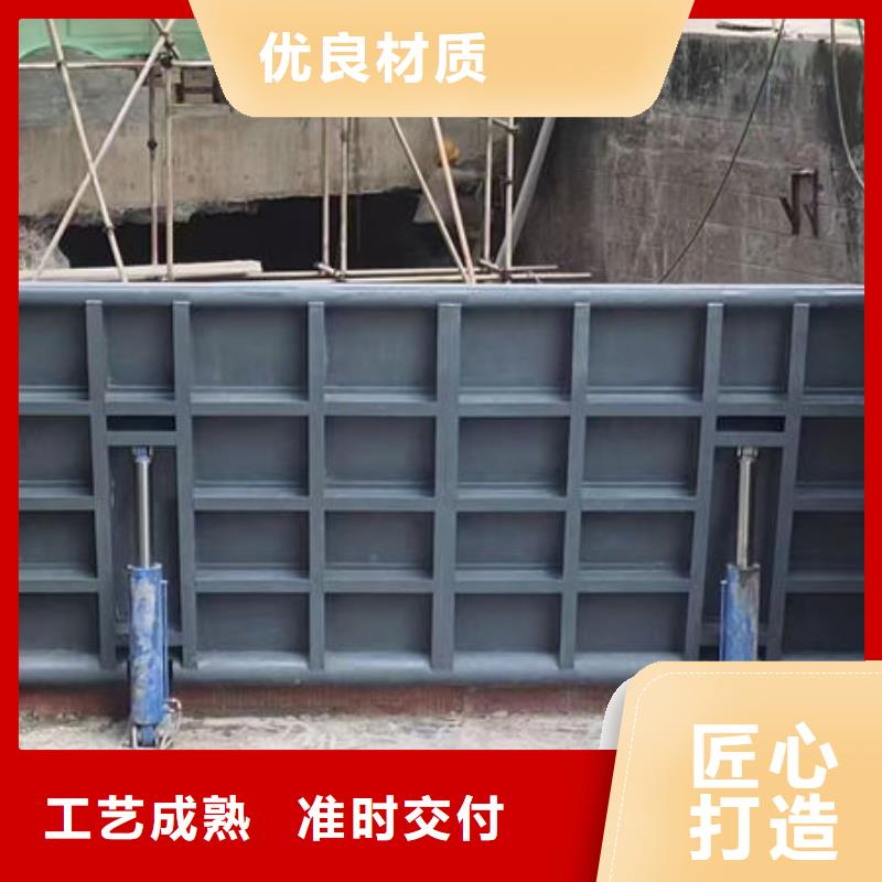 钢坝闸门钢制拍门细节展示