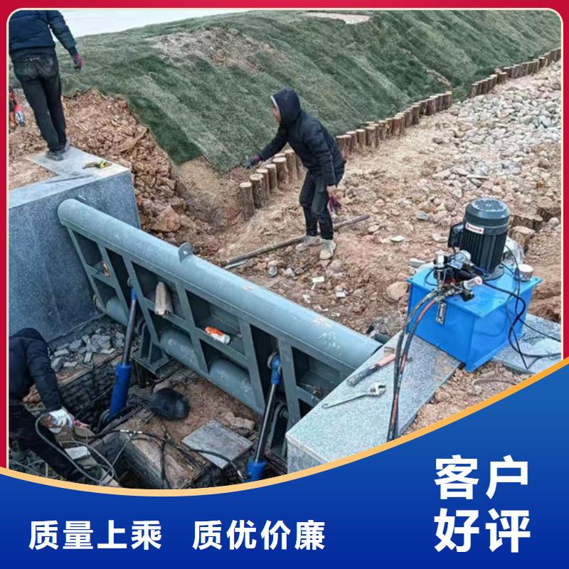 钢坝闸门钢制拍门细节展示