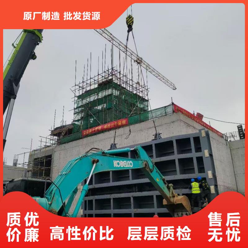 钢坝闸门钢制拍门细节展示