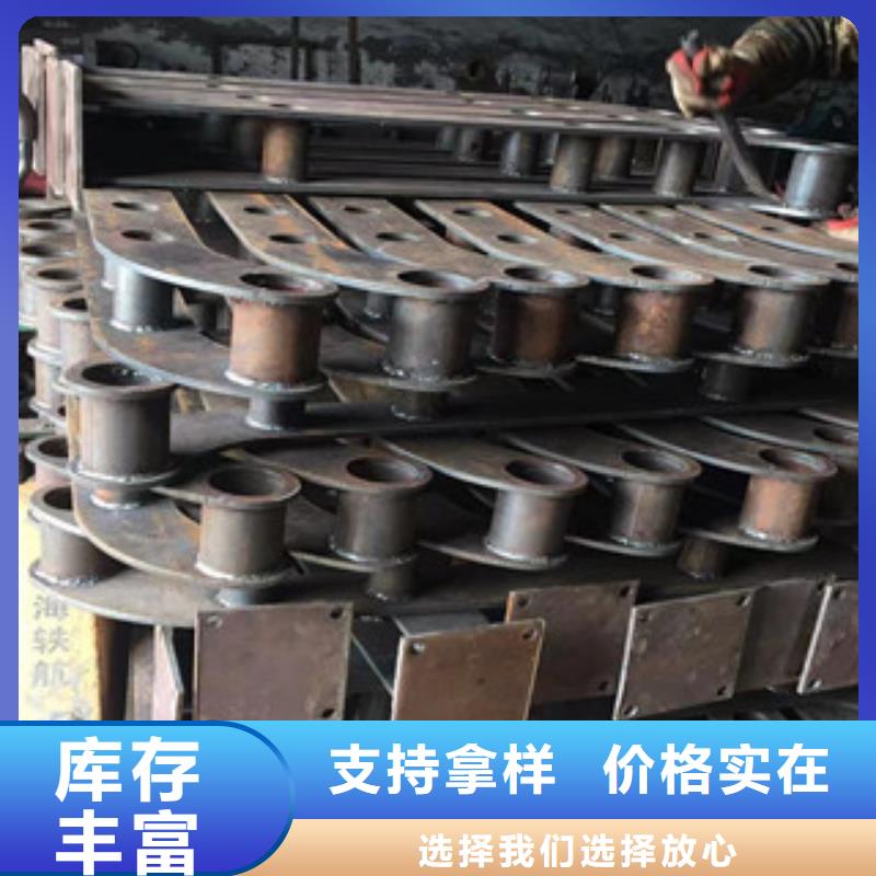 立柱不锈钢复合管桥梁护栏专业的生产厂家