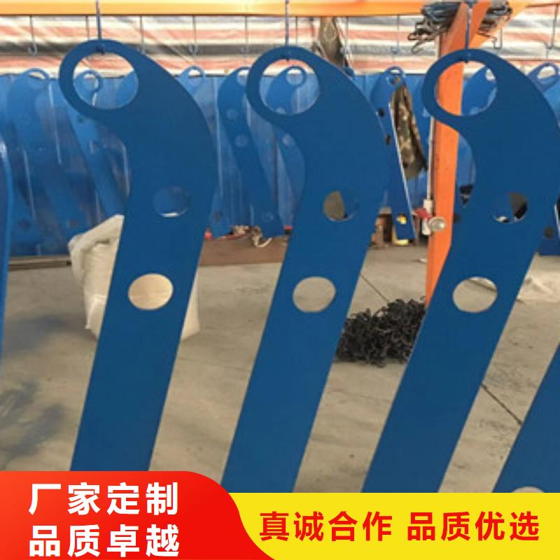 立柱不锈钢复合管道路景观护栏厂家售后完善