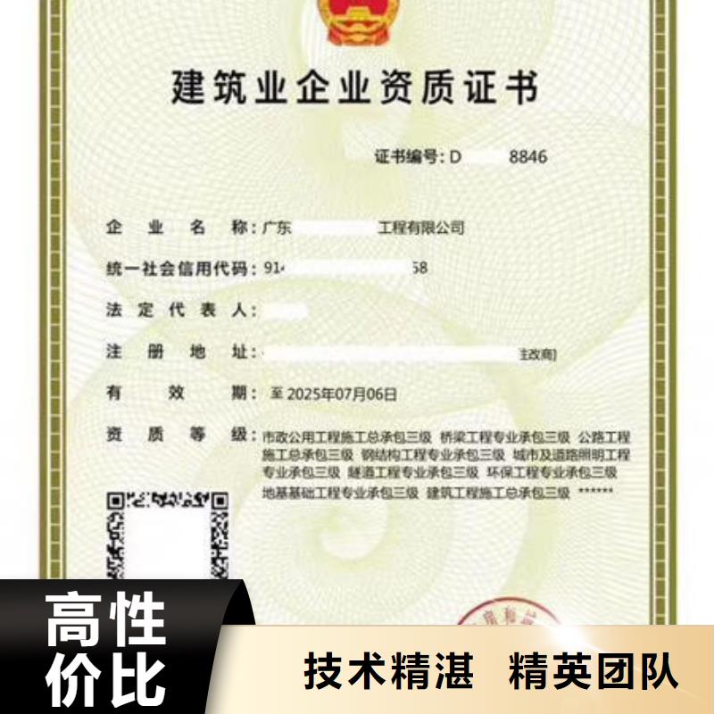 建筑资质全国人才技能2025公司