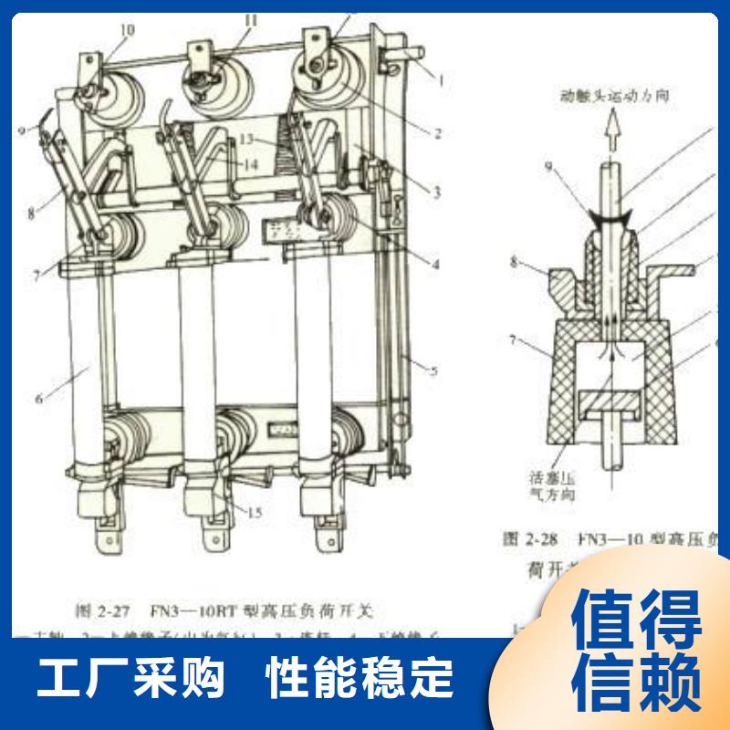 10KV真空负荷开关FZN25/FKN12-12RD/T630A125A现货