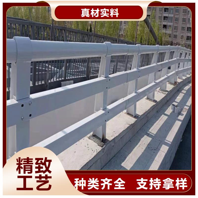 钢板静电喷塑护栏立柱来图生产