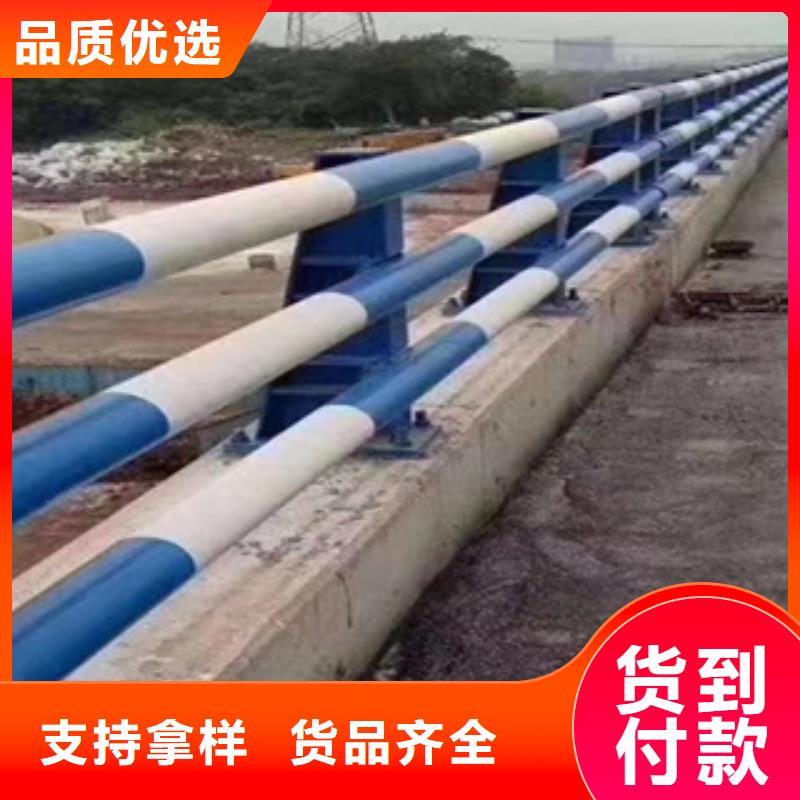 钢板静电喷塑护栏立柱来图生产