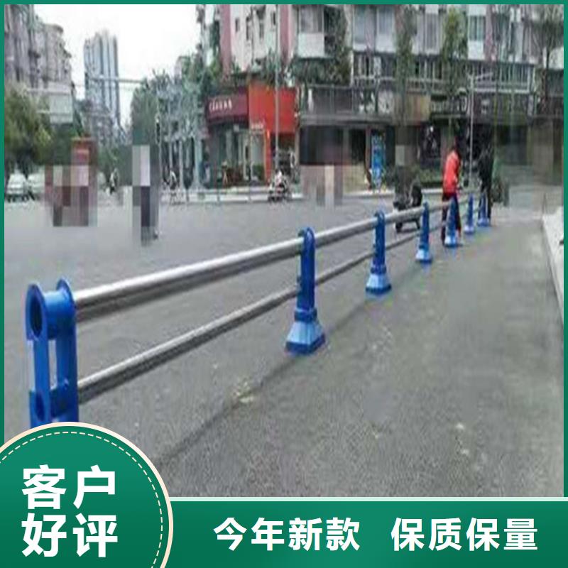 方管静电喷塑防撞栏杆来厂考察