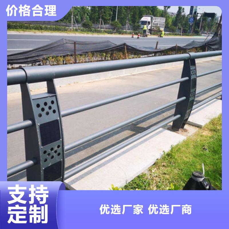 桥梁护栏镀锌喷塑防撞栏杆产品细节参数