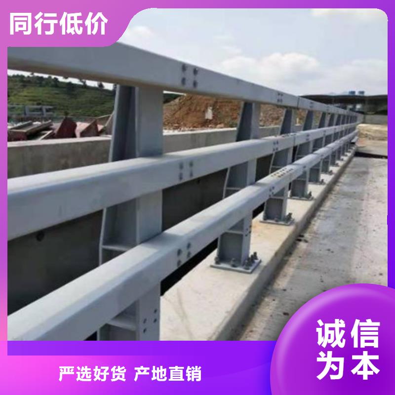 县桥梁防撞护栏支持发护栏样品，