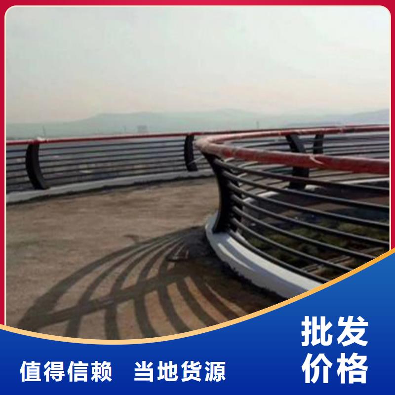 不锈钢桥梁防撞护栏河道景观灯光护栏立柱工厂直供