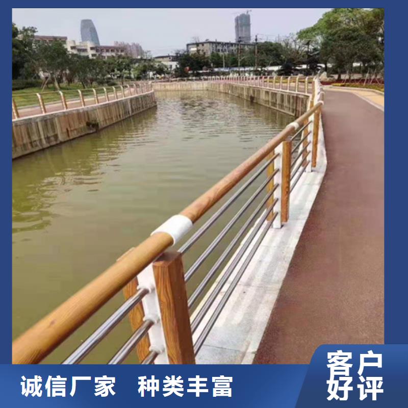 不锈钢桥梁防撞护栏河道景观灯光护栏【热镀锌立柱】通过检测