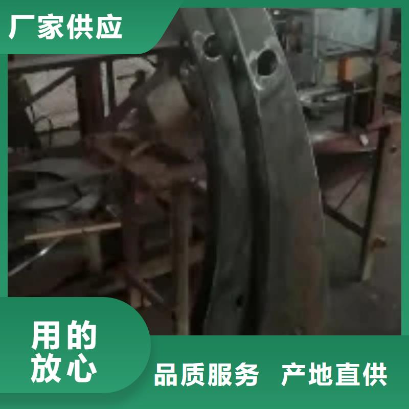 桥梁景观护栏立柱不锈钢复合管栏杆真材实料