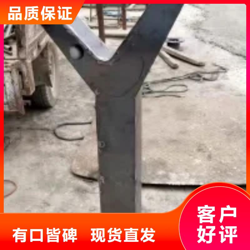 桥梁景观护栏立柱不锈钢复合管栏杆真材实料
