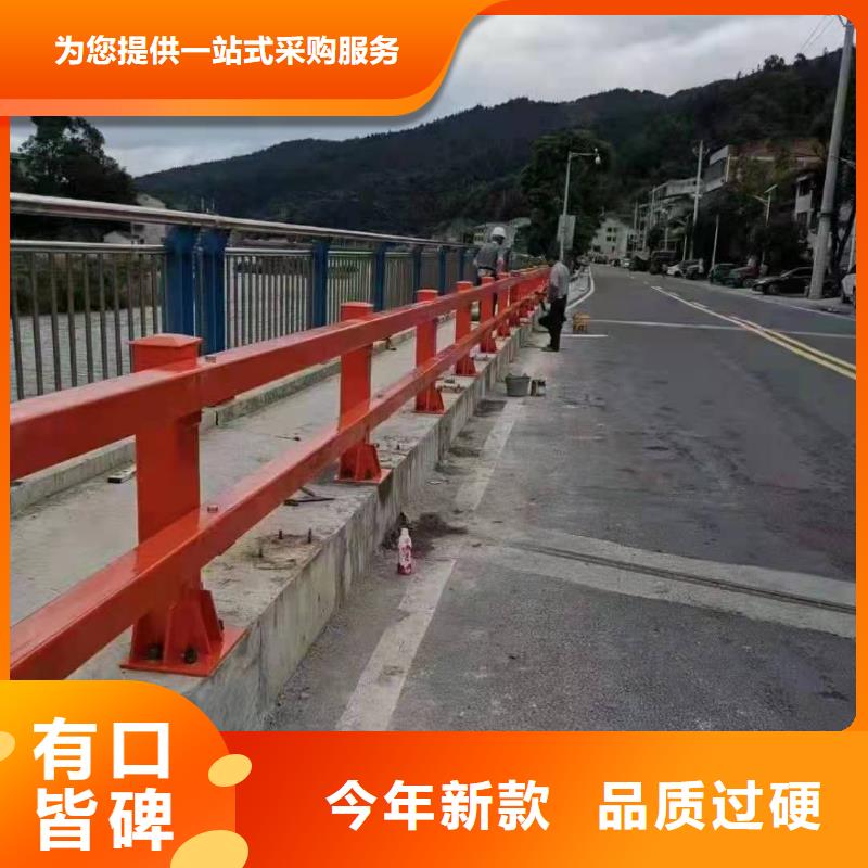 桥梁护栏304不锈钢复合管护栏工程施工案例