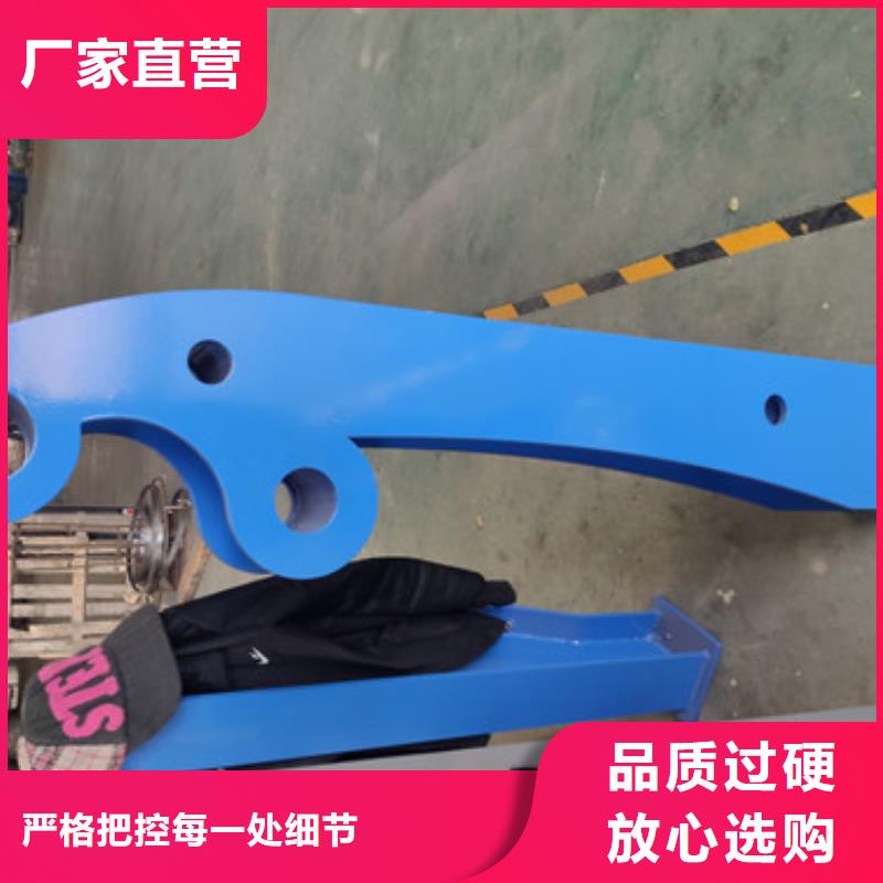 防撞铁艺灯箱栏杆安装快捷