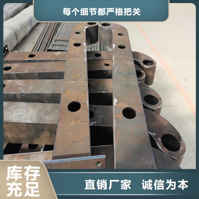 桥梁护栏不锈钢复合管栏杆细节严格凸显品质