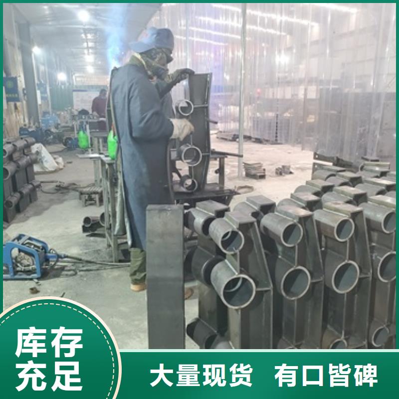 桥梁护栏不锈钢复合管栏杆细节严格凸显品质