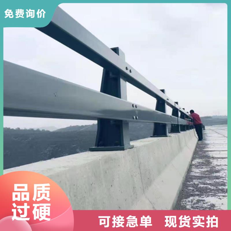 【不锈钢碳素钢复合管护栏-人车分流栏多种规格可选】