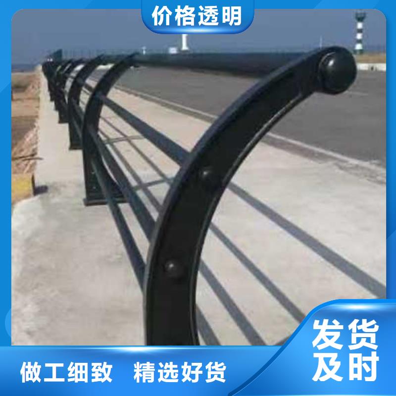 不锈钢碳素钢复合管护栏,防撞立柱大厂生产品质