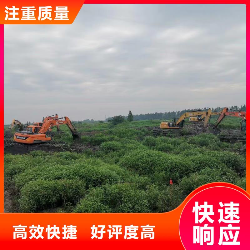 水陆挖掘机【清淤施工】实力公司