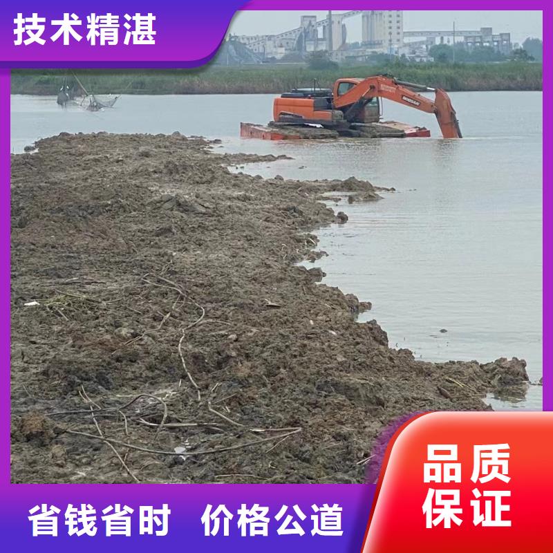 水陆挖掘机 水上打桩挖机租赁好评度高