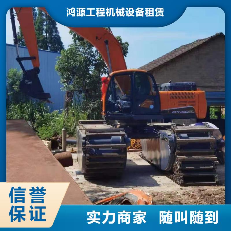 水陆挖掘机_河道清淤水上挖机租赁2025专业的团队