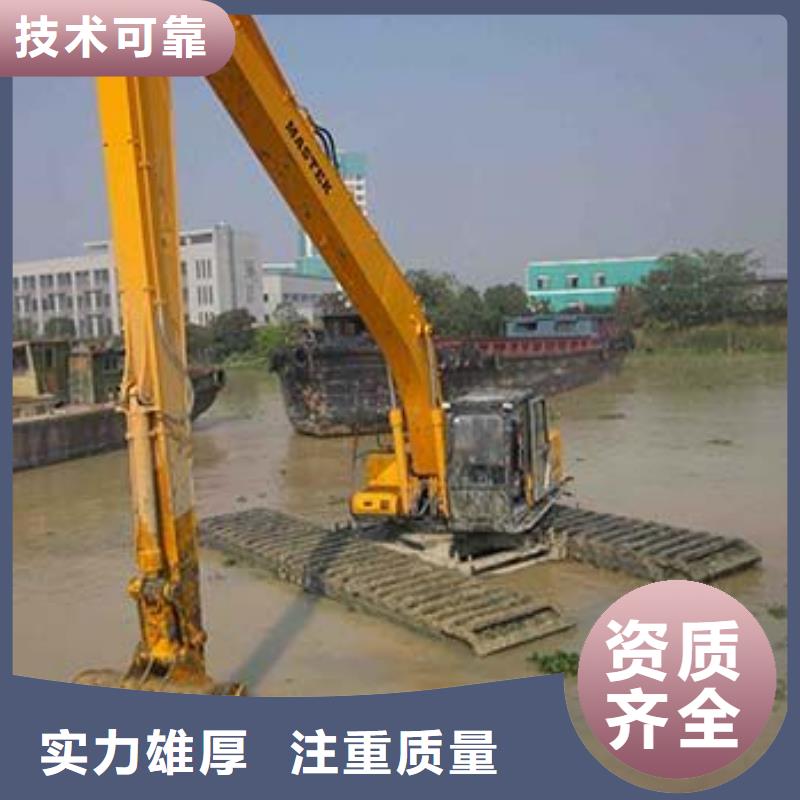 水陆挖掘机船挖租赁信誉保证