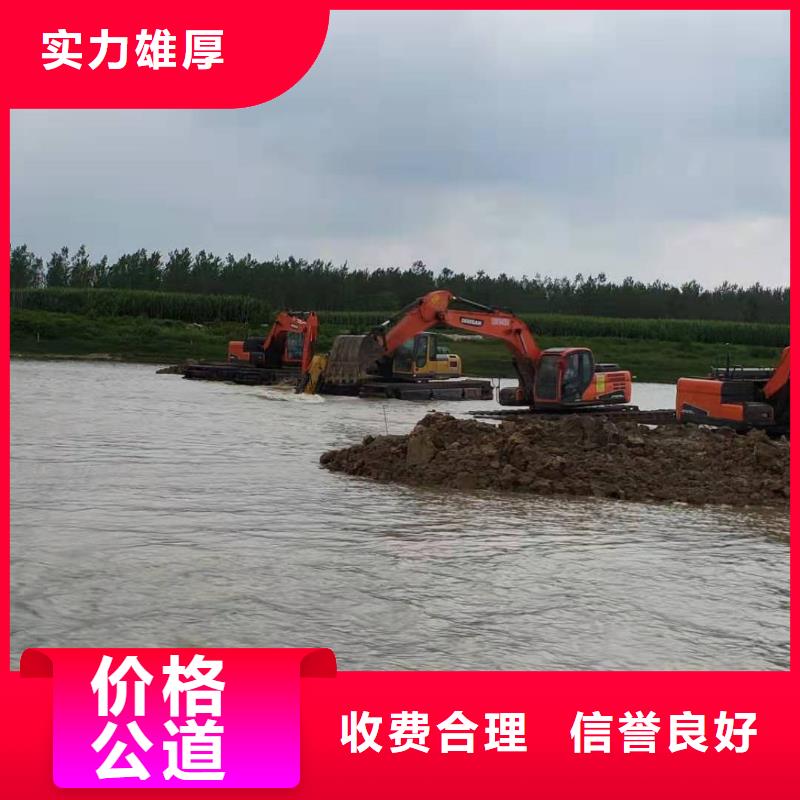 水陆挖掘机水上两用挖掘机出租先进的技术