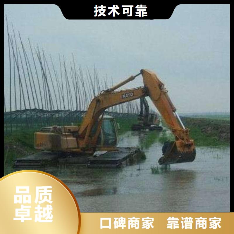 水陆挖掘机_河道清淤水上挖机租赁2025专业的团队