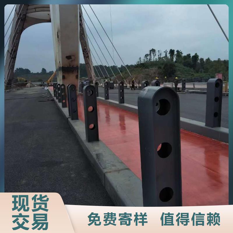 桥梁护栏【热镀锌立柱】同行低价