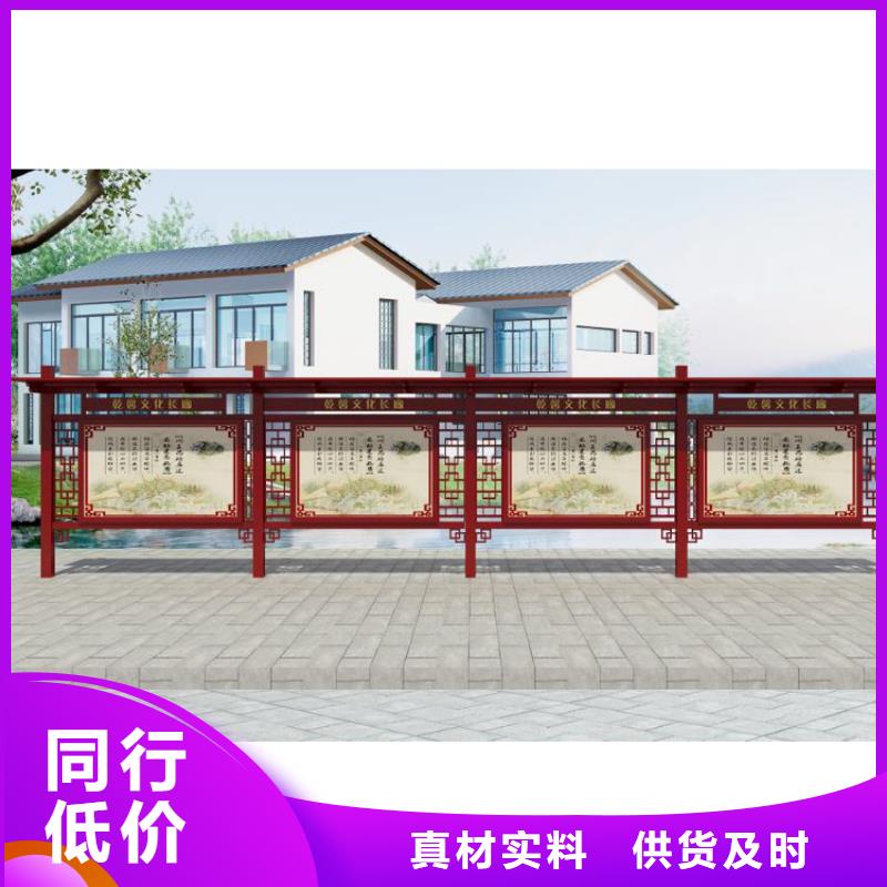 学校宣传栏灯箱来厂考察