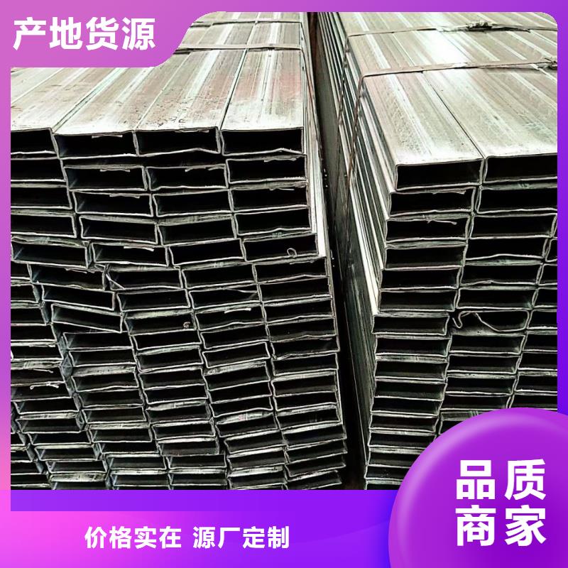 100*100镀锌扇型管钢厂直连生产