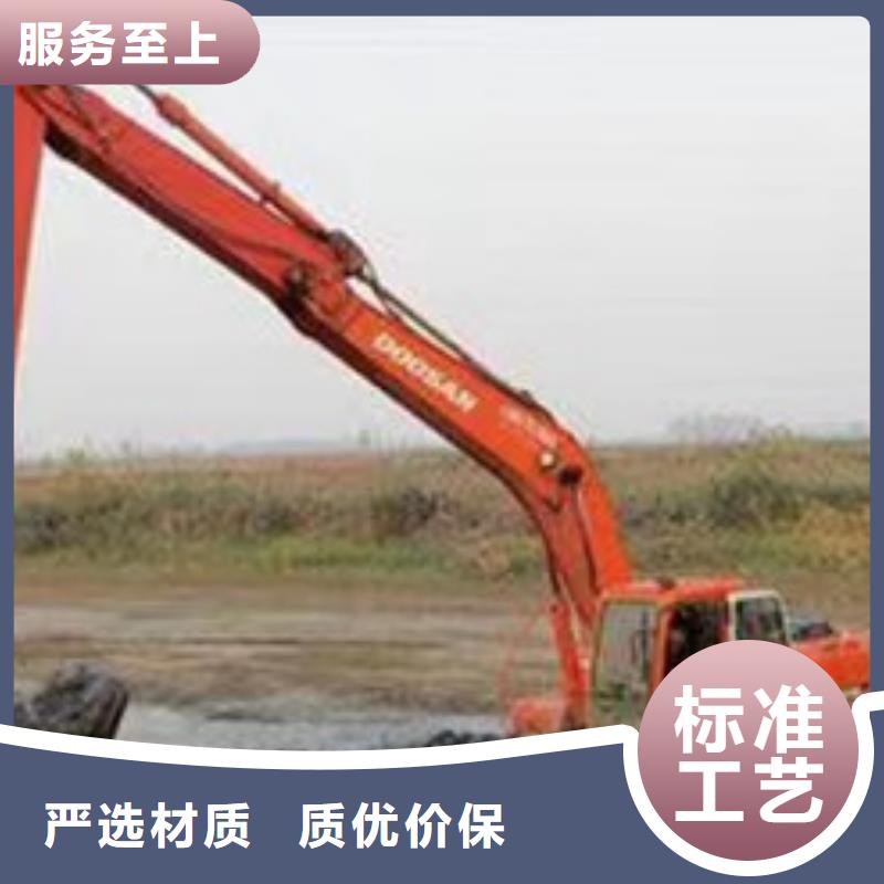 【水上挖掘机出租】水上船挖机租赁做工精细