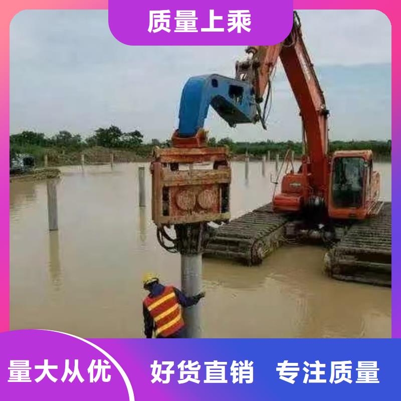 水上挖掘机出租河道清淤设备材质实在