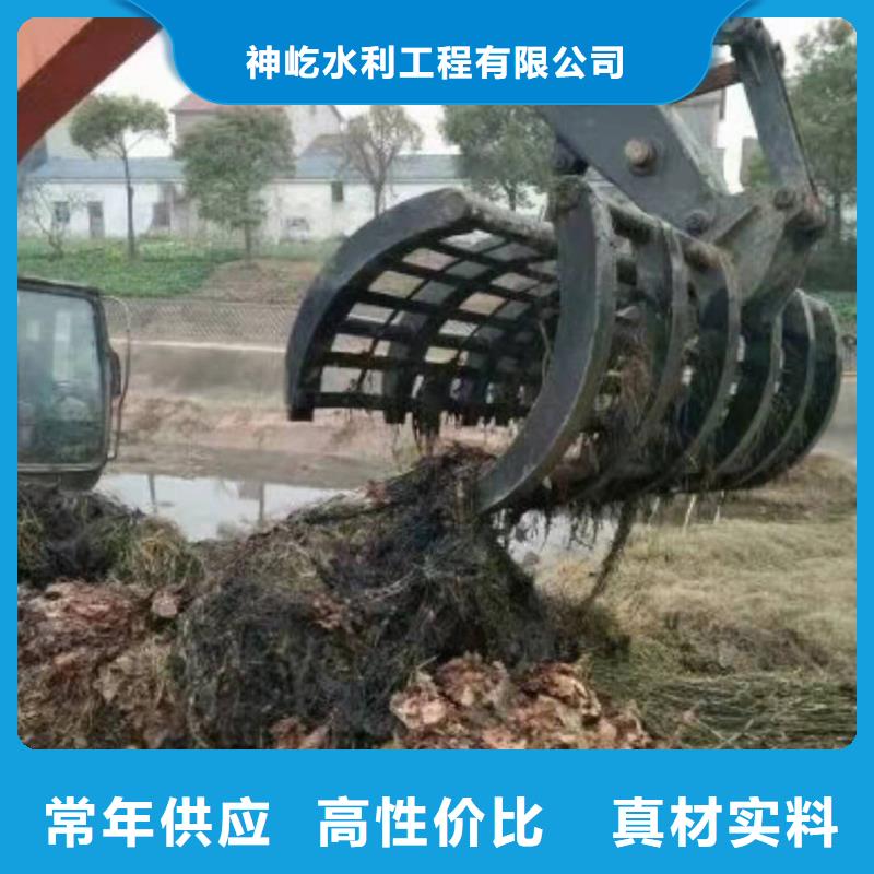 水上挖掘机出租河道清淤设备材质实在