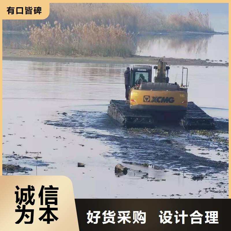 鱼塘清理挖掘机出租实力老厂