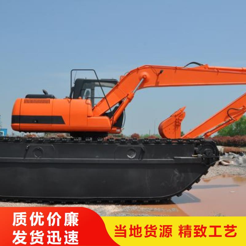 鱼塘清理挖掘机租赁厂家供应