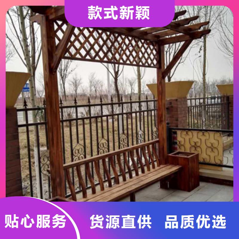 青岛市里岔镇防腐木仿古凉亭本地厂家