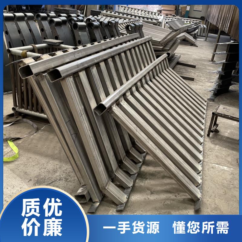 201不锈钢复合管护栏人车分流栏源头工厂