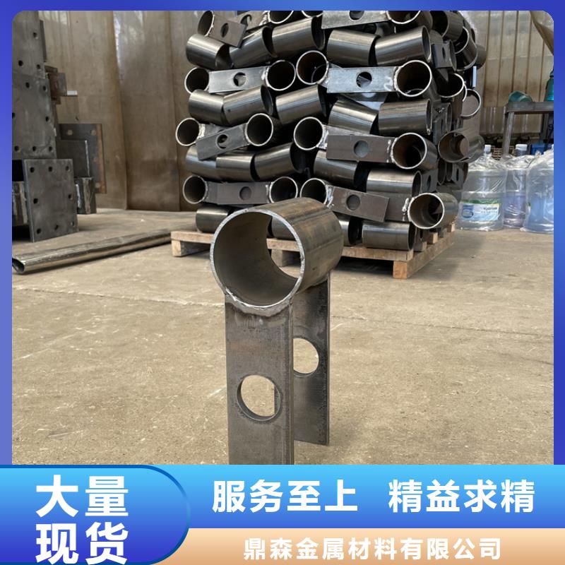 201不锈钢复合管护栏人车分流栏源头工厂