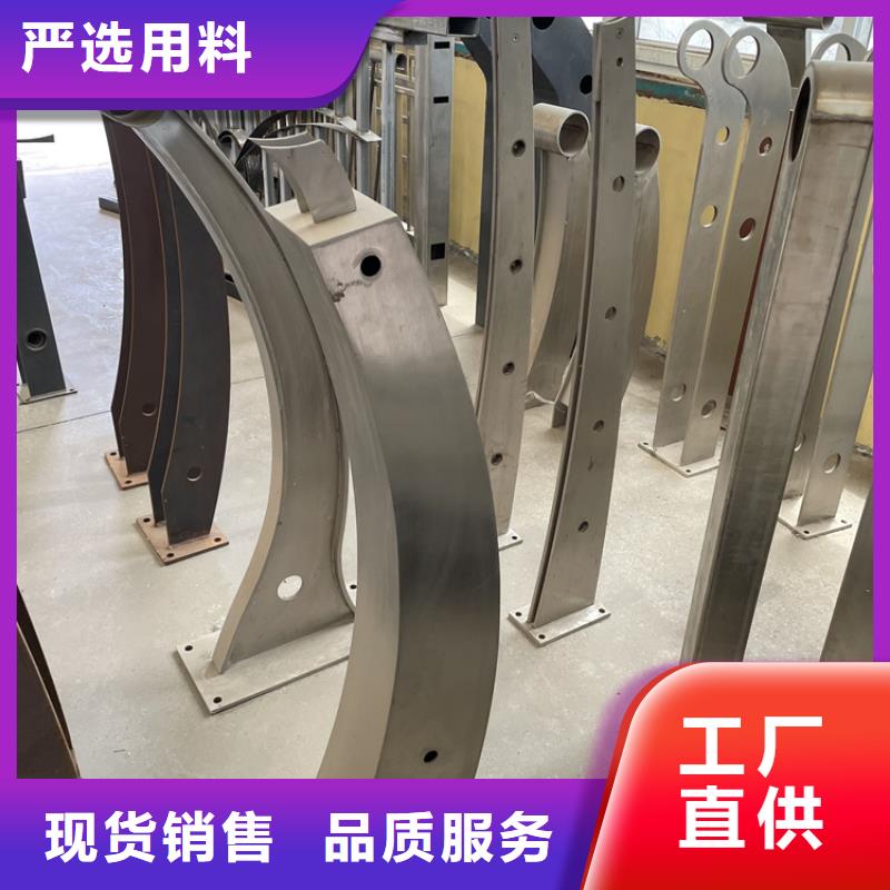 201不锈钢复合管护栏人车分流栏源头工厂