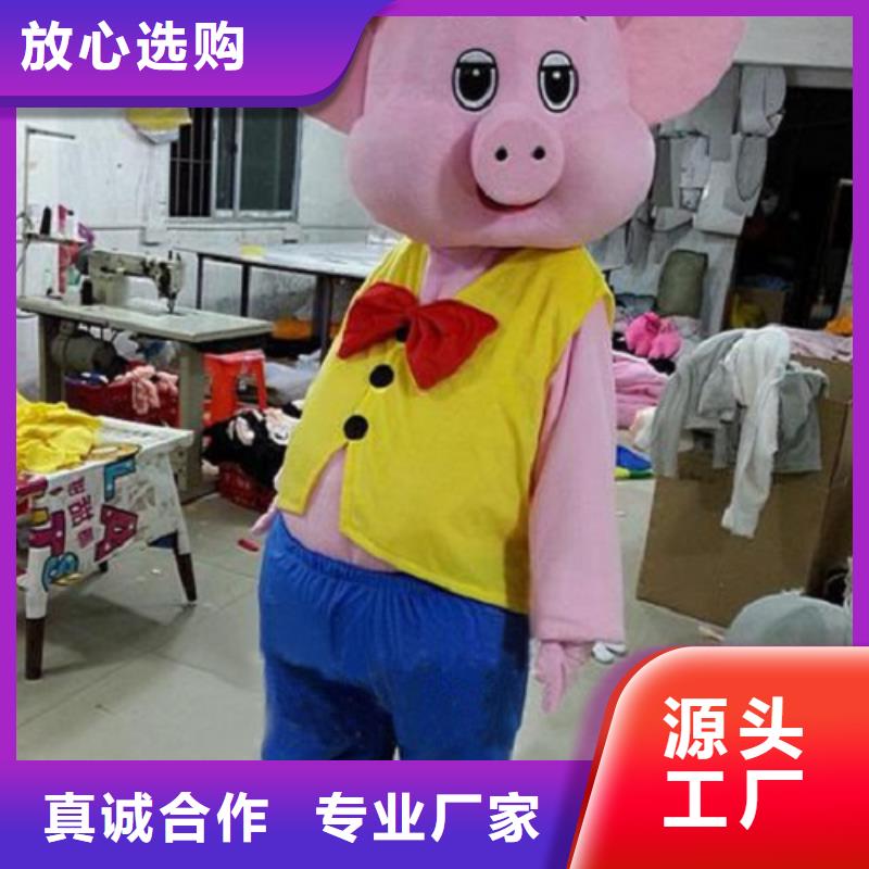 海南海口卡通行走人偶制作厂家/假日服装道具质量好