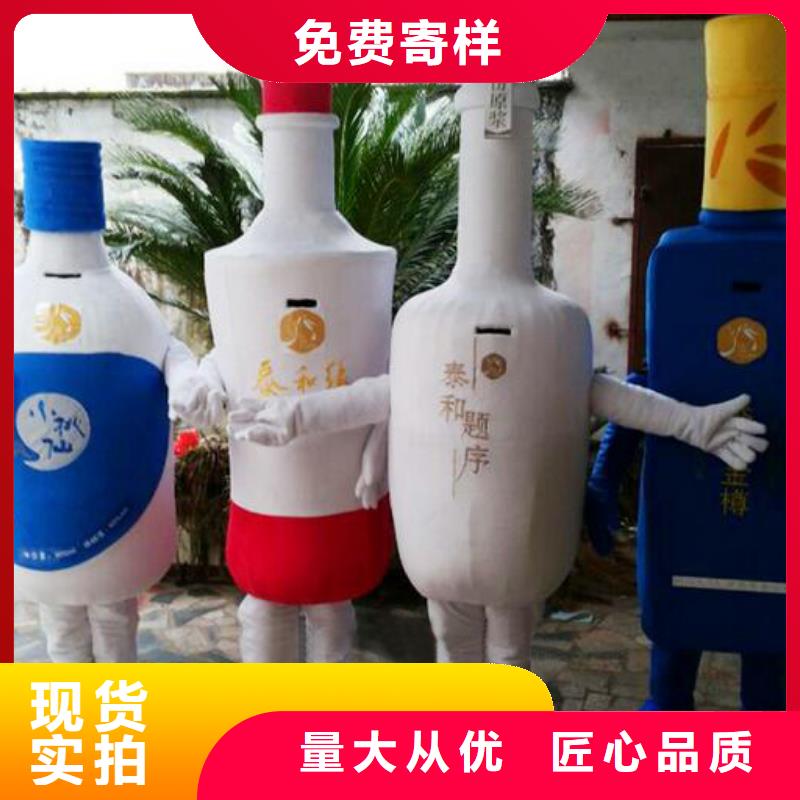 卡通人偶服装定制厂家,套头玩偶服质地良