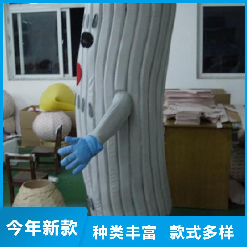 行走人偶服装定制厂家,套头玩偶服质地良