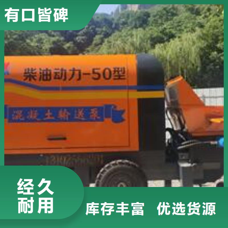 小型混凝土泵护坡浇筑泵畅销当地