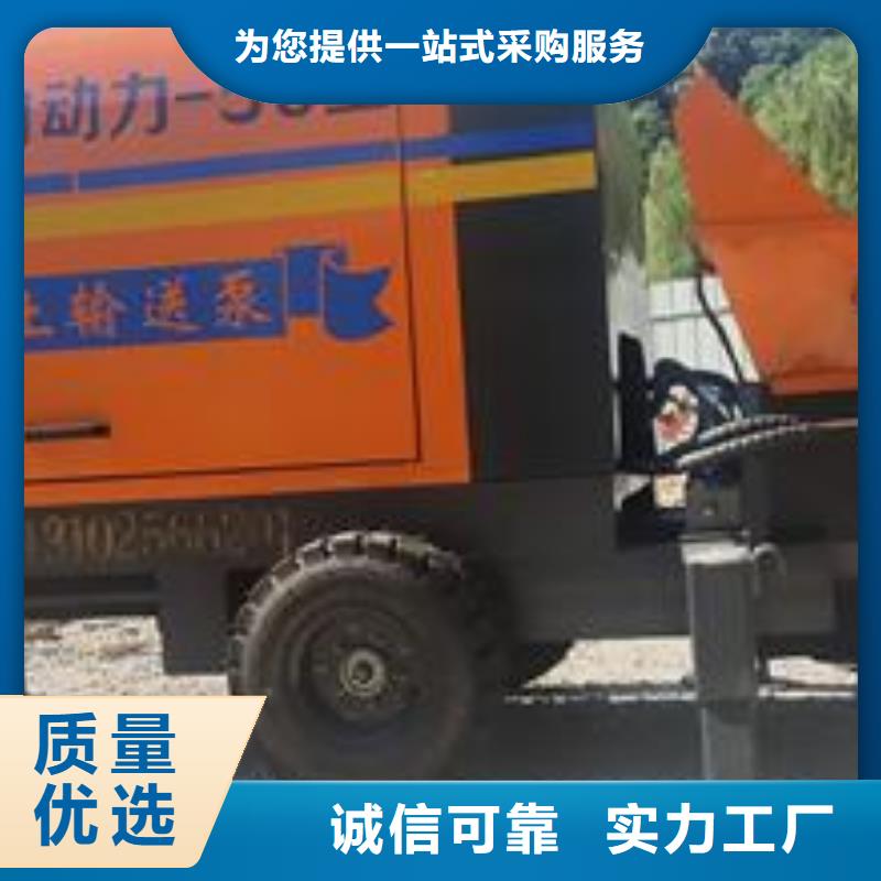 小型混凝土输送泵机