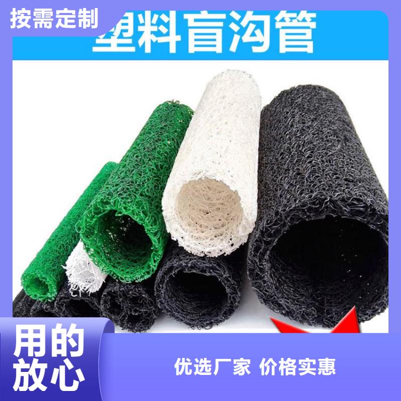 琼中县塑料盲沟-渗排水盲管