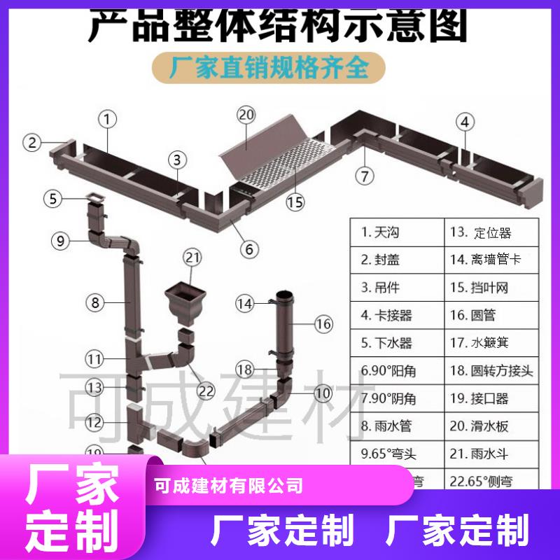 雨水管【铝合金檐沟】做工精细