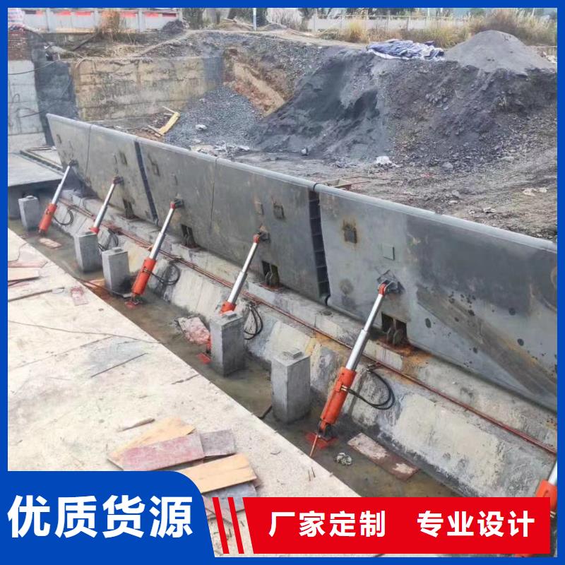 翻板闸门液压景观翻板闸门高标准高品质