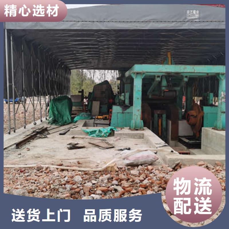 电动雨棚来厂考察