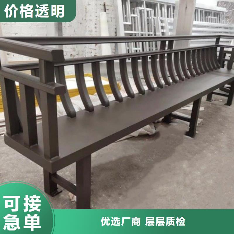 铝代木古建方形落水管细节展示
